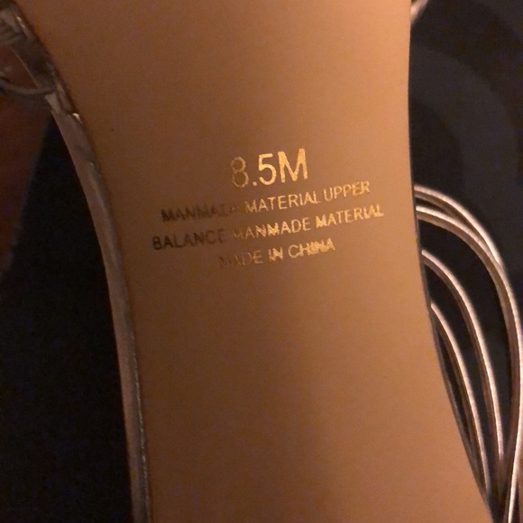 Gold Strap Heels - Picture 8 of 8